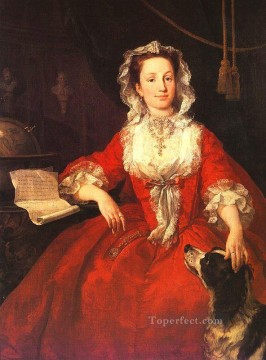 William Hogarth Painting - Miss Mary Edwards William Hogarth